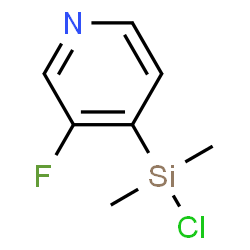 Pyridine, 4-(chlorodimethylsilyl)-3-fluoro- (9CI) structure