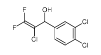 2-chloro-1-(3,4-dichlorophenyl)-3,3-difluoro-2-propen-1-ol Structure
