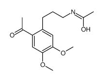 N-[3-(2-acetyl-4,5-dimethoxyphenyl)propyl]acetamide结构式