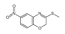 3-methylsulfanyl-6-nitro-2H-1,4-benzoxazine结构式