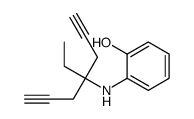 2-(4-ethylhepta-1,6-diyn-4-ylamino)phenol Structure