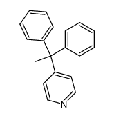 4-(1,1-diphenylethyl)pyridine Structure