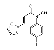 3-(furan-2-yl)-N-hydroxy-N-(4-iodophenyl)prop-2-enamide Structure