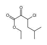 ethyl 3-chloro-5-methyl-2-oxohexanoate结构式