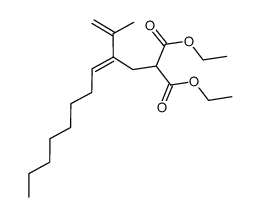 diethyl 2-<(E)-2-(isopropenyl)-2-decenyl> propanedioate结构式