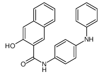 N-(4-anilinophenyl)-3-hydroxynaphthalene-2-carboxamide结构式