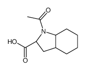 (2S,3aS,7aS)-1-acetyl-2,3,3a,4,5,6,7,7a-octahydroindole-2-carboxylic acid结构式