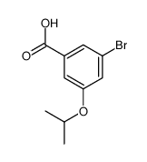 3-溴-5-异丙氧基苯甲酸结构式