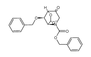 (1S,5S,7S,8R)-benzyl 8-(benzyloxy)-7-methoxy-4-oxo-6-oxa-2-azabicyclo[3.2.1]octane-2-carboxylate结构式