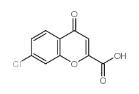 7-CHLORO-4-OXO-4H-CHROMENE-2-CARBOXYLICACID Structure