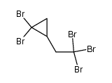 1,1-dibromo-2-(2,2,2-tribromoethyl)cyclopropane结构式