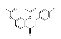 [3-acetyloxy-4-[3-(4-methoxyphenyl)prop-2-enoyl]phenyl] acetate Structure