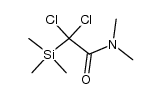 2,2-dichloro-N,N-dimethyl-2-(trimethylsilyl)acetamide结构式