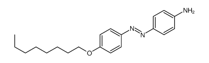 4-[(1E)-2-[4-(Octyloxy)phenyl]diazenyl]-benzenamine Structure