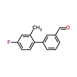 4'-Fluoro-2'-methyl-3-biphenylcarbaldehyde Structure