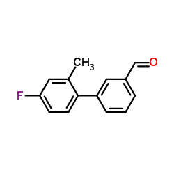 4'-Fluoro-2'-methyl-3-biphenylcarbaldehyde结构式