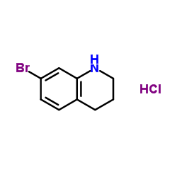 7-Bromo-1,2,3,4-tetrahydroquinoline hydrochloride structure