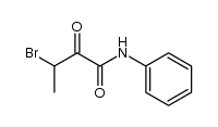 3-bromo-2-oxo-N-phenylbutanamide结构式