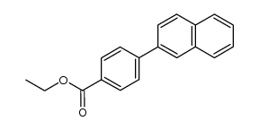 2-[4-(ethoxycarbonyl)phenyl]naphthalene结构式