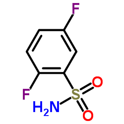 2,5-二氟苯磺酰胺结构式