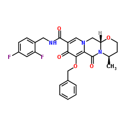 (4R,12aS)-N-[(2,4-Difluorophenyl)methyl]-3,4,6,8,12,12a-hexahydro-4-methyl-6,8-dioxo-7-(phenylmethoxy)-2H-pyrido[1',2':4,5]pyrazino[2,1-b][1,3]oxazine-9-carboxamide Structure