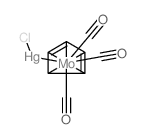carbon monoxide,chloromercury,cyclopenta-1,3-diene,molybdenum结构式