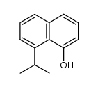8-isopropyl-1-naphthol结构式