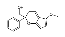 (5-methoxy-2-phenyl-3H-cyclopenta[b]pyran-2-yl)methanol Structure