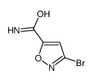 3-溴异噁唑-5-羧酰胺结构式
