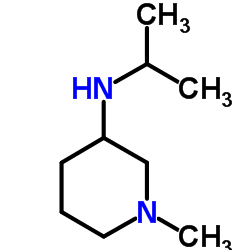 N-Isopropyl-1-methyl-3-piperidinamine结构式