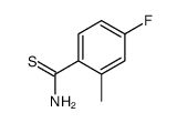 4-FLUORO-2-METHYL-THIOBENZAMIDE Structure