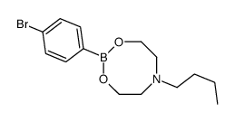 6-丁基-2-(4-溴苯基)-1,3,6,2-二氧氮杂硼烷结构式