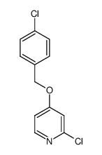 2-chloro-4-(4-chlorobenzyloxy)pyridine Structure
