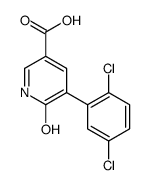 5-(2,5-dichlorophenyl)-6-oxo-1H-pyridine-3-carboxylic acid Structure