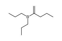 pent-1-en-2-yldipropylborane Structure