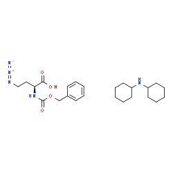 Nα-Z-Nγ-叠氮基-L-2,4-二氨基丁酸二环己胺盐结构式