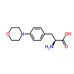 4-(4-Morpholinyl)-L-phenylalanine Structure