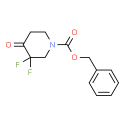 3,3-二氟-4-氧代哌啶-1-羧酸苄酯结构式