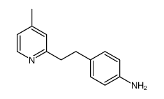 4-[2-(4-methylpyridin-2-yl)ethyl]aniline Structure