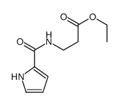 ETHYL 3-[(1H-PYRROLE-2-CARBONYL)-AMINO]PROPIONATE结构式