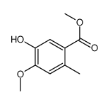Methyl 5-Hydroxy-4-Methoxy-2-Methylbenzoate Structure