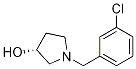 (R)-1-(3-氯-苄基)-吡咯烷-3-醇结构式