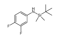 1-tert-butyl-N-(3,4-difluorophenyl)-1,1-dimethylsilanamine Structure