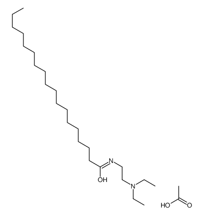 acetic acid,N-[2-(diethylamino)ethyl]octadecanamide Structure