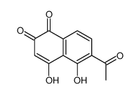 6-Acetyl-2,5-dihydroxy-1,4-naphthoquinone picture