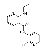 N-(2-chloro-4-methyl-3-pyridinyl)-2-ethylamino-3-pyridinecarboxamide Structure