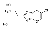 2-(6-chloro-5H-imidazo[2,1-b][1,3]oxazin-2-yl)ethanamine,dihydrochloride结构式