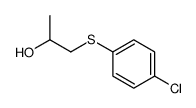 1-(p-chlorophenylthio)-2-propanol structure