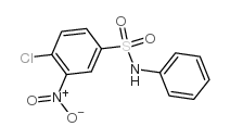 4-chloro-3-nitro-N-phenylbenzenesulfonamide Structure