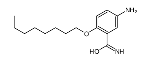 5-amino-2-octoxybenzamide Structure